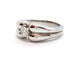 Bague 54 Bague Solitaire Or blanc Diamant 58 Facettes 06328CD