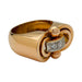Ring 57 Tank ring in pink and white gold and diamonds. 58 Facettes 31900