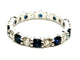 Bague 54 Bague Alliance Or blanc Saphir 58 Facettes 1835765CN