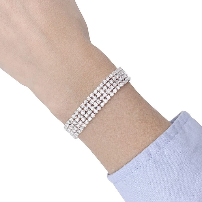 Bracelet Bracelet or blanc, diamants. 58 Facettes 32335