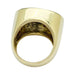 Ring 50 Vintage signet ring in two golds, coral and diamonds. 58 Facettes 31851
