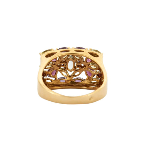 Bague 60 BAGUE "JULIA" PIERRES DE COULEUR 58 Facettes BO/230023 STA