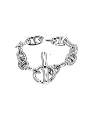 Bracelet Bracelet HERMES Chaîne d'Ancre GM en Argent 925/1000 58 Facettes 61822-57673