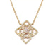 Necklace Rose gold diamond lace necklace 58 Facettes