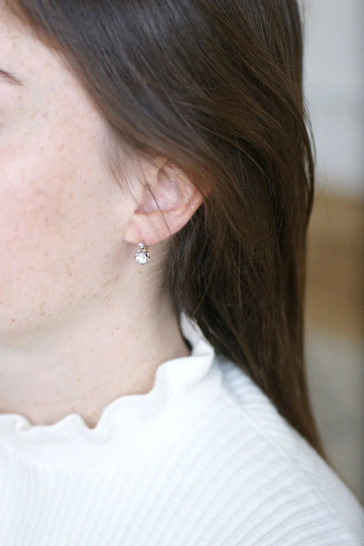 Boucles d'oreilles Boucles d'oreilles anciennes diamants 1,10 Ct 58 Facettes