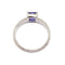 Bague Bague tanzanite or blanc 58 Facettes