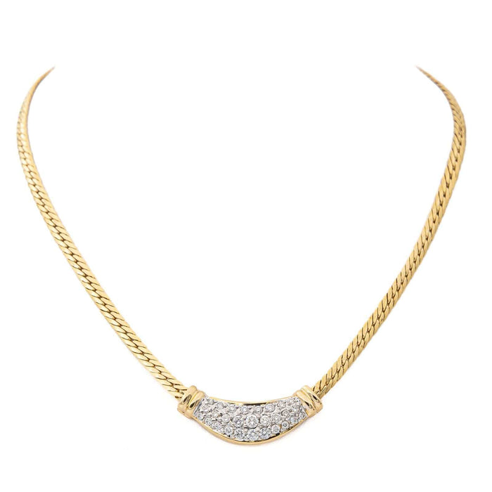 Collier Collier Or jaune Diamant 58 Facettes 1875594CN