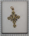 Pendentif Diamant, croix d'or 58 Facettes 22332-0140