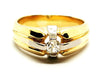 Ring 59 Solitaire Ring Yellow Gold Diamond 58 Facettes 1732335CN