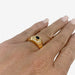 Ring 54 Cartier yellow gold ring with diamonds and sapphire. 58 Facettes 31678