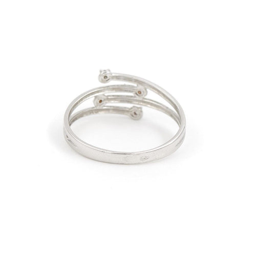 Bague 54 Bague Or blanc Diamant 58 Facettes 1969279CN