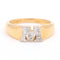 Bague 49.5 Bague Lettre Or jaune Diamant 58 Facettes 1589369CN