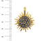 Pendentif Ciondolo sole con zaffiri 58 Facettes 33075