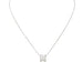 Necklace Cartier necklace, "C de Cartier", white gold, diamond. 58 Facettes 32127