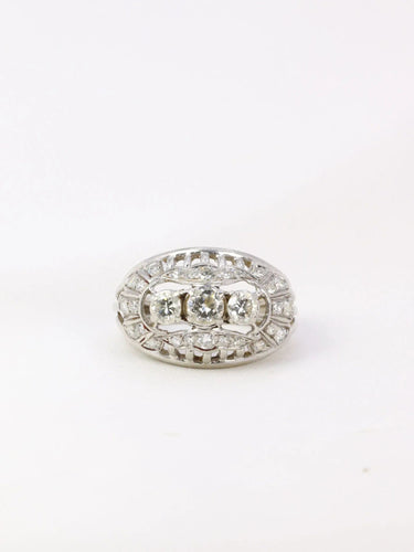 Bague Bague boule vintage diamants 58 Facettes J13
