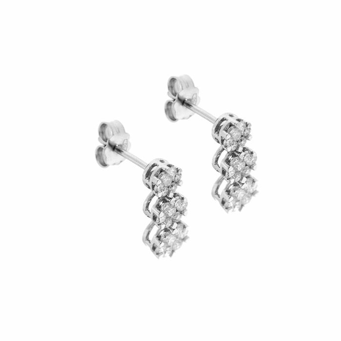 Boucles d'oreilles Boucles d'oreilles pendantes diamants 58 Facettes 28949