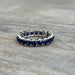 Sapphire wedding ring in platinum 58 Facettes 223