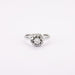 54 SOLITAIRE DIAMOND RING, WHITE GOLD 58 Facettes