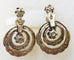 Boucles d'oreilles Vintage 8 karat gold and Diamond earrings 58 Facettes