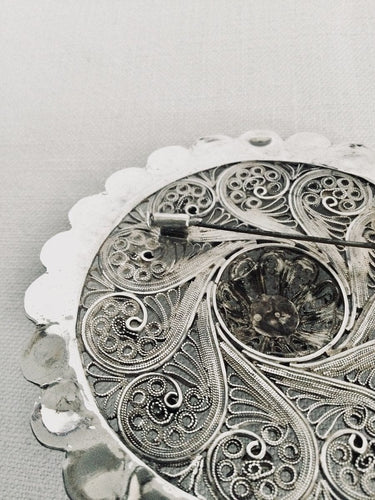 Broche Broche orientaliste Argent 58 Facettes