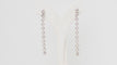 Boucles d'oreilles 5cm Boucles d'oreilles pendantes Or blanc Diamants 58 Facettes 32255