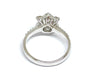 Ring Marguerite ring white gold diamonds 58 Facettes