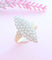 Bague Bague Marquise Diamants 0,97 carat 58 Facettes AA 1625