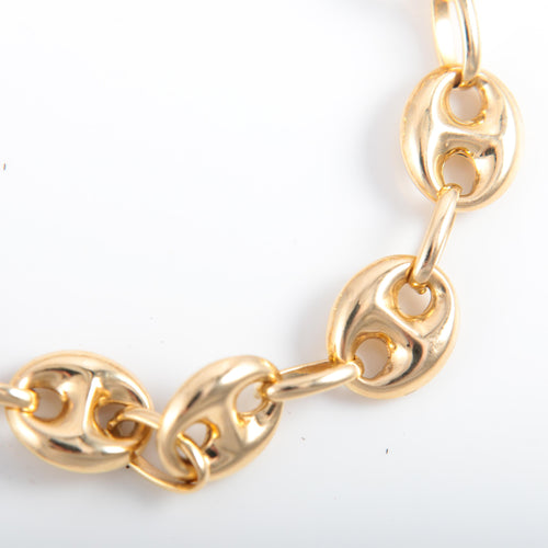 Bracelet BRACELET OR JAUNE MALLE GRAIN DE CAFE 58 Facettes LP 931