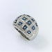 Ring 54 White Gold Ring Sapphires & Diamonds 58 Facettes 20400000589