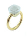 Ring 52 POMELLATO. Nudo collection, gold and frozen topaz ring 58 Facettes