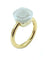 Bague 52 POMELLATO. Collection Nudo, bague or et topaze gelée 58 Facettes