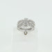 Ring 54.5 Diamond link ring in white gold 58 Facettes