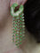 Boucles d'oreilles Boucles d'oreilles saphirs verts tsavorites diamants 58 Facettes 2983