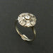 Ring 54 Flower ring, diamonds 58 Facettes 1084362