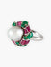 Ring Mauboussin Ring Fine pearl, emerald and ruby 58 Facettes HS2581