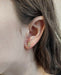 Earrings Bee earrings Yellow gold Topaz 58 Facettes 080061