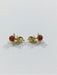 Earrings Gold And Coral Earrings 58 Facettes 955803