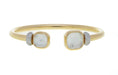POMELLATO bracelet. Nudo collection, rose gold bracelet, white topaz and diamonds 58 Facettes