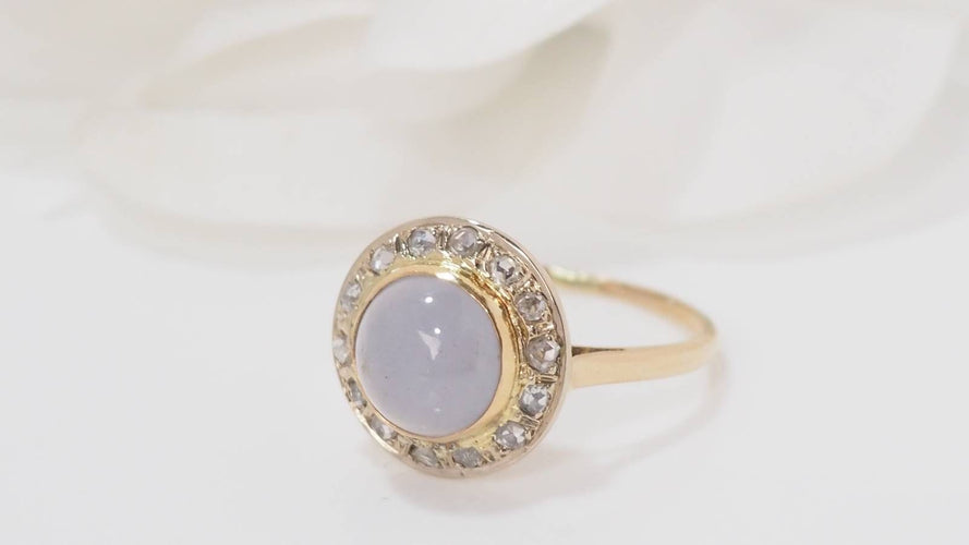 Bague 56 Bague en Or jaune, diamants 58 Facettes 32219