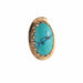 Earrings Turquoise oval earrings 58 Facettes