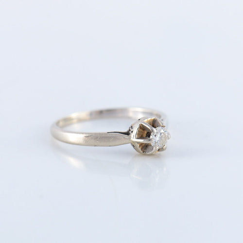 Bague 51 Bague Solitaire Diamant 0.15ct 58 Facettes JE103