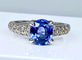 Bague 53 Bague jonc saphir et diamants 58 Facettes AB151