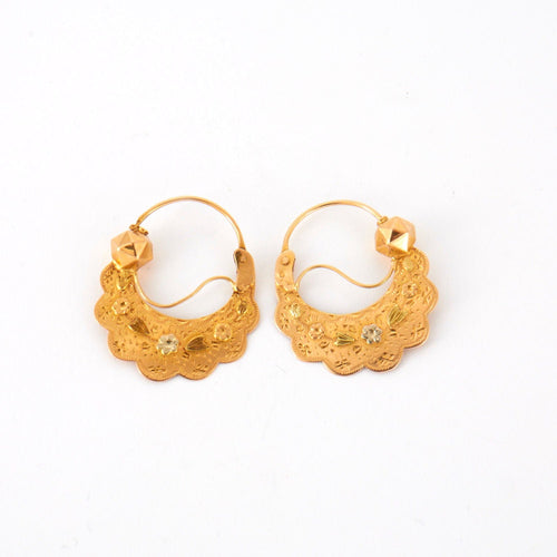 Boucles d'oreilles Paire de créoles Savoyarde 58 Facettes