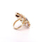 Bague 58 Bague Champignon Or jaune Pierres fines 58 Facettes