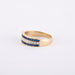 Ring 53 Sapphire and diamond bangle ring 58 Facettes