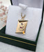 AUGIS Pendant - Medal of Love Pendant Yellow Gold Ruby 58 Facettes 446