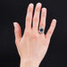 Ring 51 Old Napoleon III sapphire diamond ring 58 Facettes 21-370