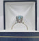 Bague 50 Bague or 18K avec aigue marine taille marquise 58 Facettes