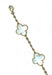 Bracelet Van Cleef & Arpels. Bracelet Alhambra Vintage or jaune et nacre 58 Facettes