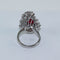 Bague Bague Or blanc Rubis et Diamants 58 Facettes